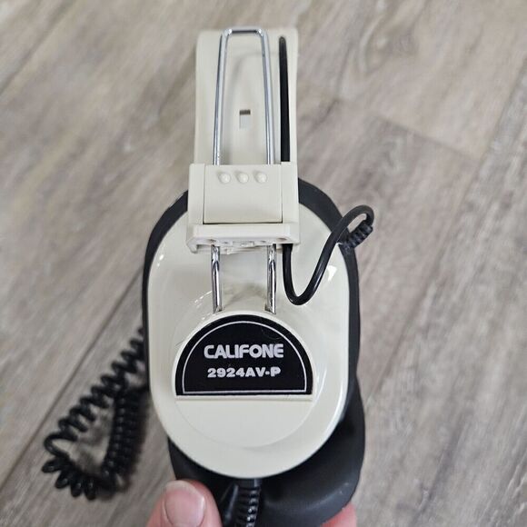 Califone 2924AV-PS Deluxe Stereo Over-Ear Headphones Vintage - Picture 3 of 7